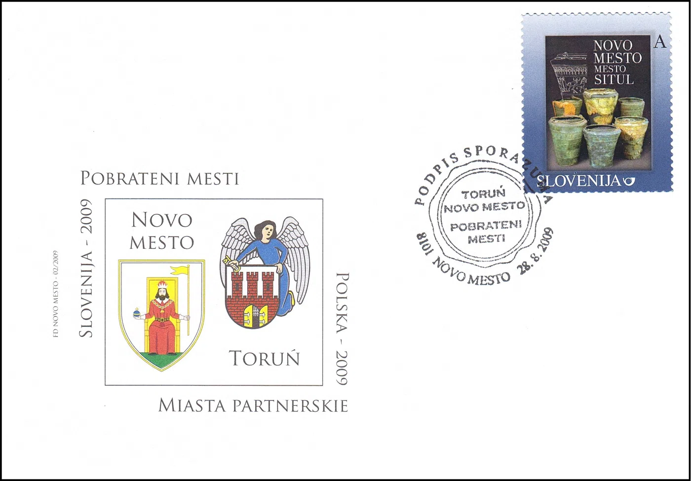 PODPIS SPORAZUM TORUN - NOVO MESTO POBRATENI MESTI